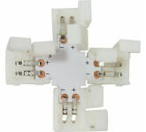 Комплект Х коннекторов  с соединителем для светодиодной ленты 2pin,5050SMD,10мм), LD191