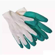 Перчатки один облив х/б латекс