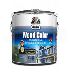 Кроющий антисептик Dufa Wood Color белый 9 л