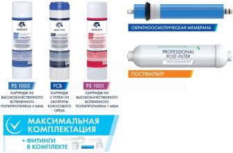 Комплект картриджей для системы обратного осмоса KCB-FRO-5  ЮНИКОРН