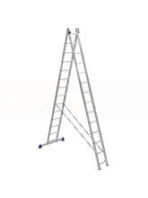 Лестница алюминиевая Nord 2-х секционная 2х14 6,74м