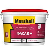 Краска фасадная акриловая Marshall Фасад Плюс бесцветная BC 9л
