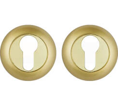 Накладка Punto (Пунто) под цилиндр ET.R.TL54 (ET TL) SG/GP-4 матовое золото/золото