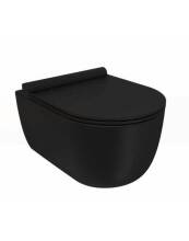 Унитаз подвесной Berges Geo Rimless чёрный