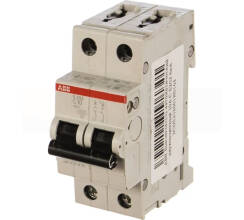 Автоматический выключатель ABB S202 2-полюсный С 10А 6kA 