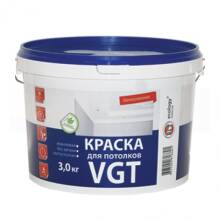 Краска акриловая для потолка VGT ВД-АК-2180 белоснежная 7кг