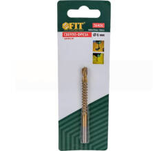 Сверло-фреза универсальное титановое покрытие 6 мм