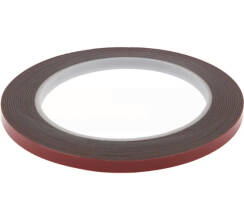 Двухсторонний скотч REXANT, серый, на HBA акриловой основе, 6 мм, ролик 5 м