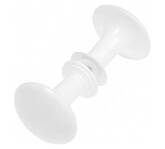 Ручка кухонная кнопка-стеклопластик (белая)