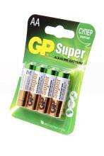 Батарейка GP Super 15A Тип AA, 4 шт