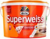 Краска акриловая для стен и потолков Dufa Superweiss белая 5л