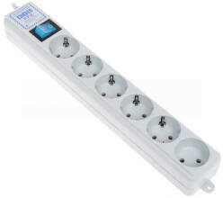 Сетевой фильтр Power Cube 5+1 PRO розеток белый 1,95 м 16А/3,5кВт [10]