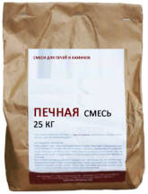 Печная смесь для красного кирпича 25кг