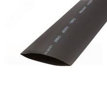 Трубка термоусаживаемая ТУТ нг 60,0/30,0мм, черная