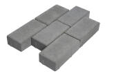 Брусчатка серая 100*200*40