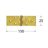 Петля Z150a строительная 150х25мм