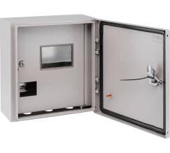 Корпус металлический ЩУ-1ф/1-1-6 IP66 (2 двери) (310х300х150)