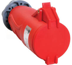 Розетка Iek Magnum ССИ-224 переносная красная 3P+PE 380В 32A IP44