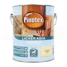 Лак для дерева Pinotex Lacker Aqua 70 бесцветный 2,7л
