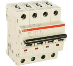 Автоматический выключатель ABB S204 4-полюсный С 20А 6kA 