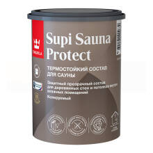 Защитный состав для саун Tikkurila Supi Sauna Protect полуматовый база EP 0,9 л