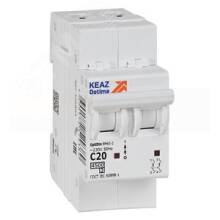Выключатель автоматический двухполюсный 20А C 4,5кА AC OptiDin BM63-2C20-4,5-УХЛ3